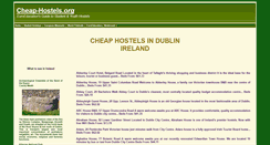 Desktop Screenshot of dublin-hostels.cheap-hostels.org