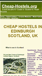 Mobile Screenshot of edinburgh-hostels.cheap-hostels.org