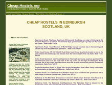 Tablet Screenshot of edinburgh-hostels.cheap-hostels.org