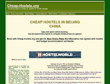 Tablet Screenshot of beijing-hostels.cheap-hostels.org