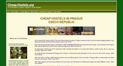 Desktop Screenshot of prague-hostels.cheap-hostels.org