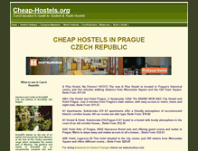 Tablet Screenshot of prague-hostels.cheap-hostels.org