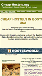 Mobile Screenshot of boston-hostels.cheap-hostels.org