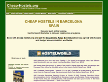 Tablet Screenshot of barcelona-hostels.cheap-hostels.org