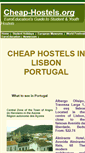 Mobile Screenshot of lisbon-hostels.cheap-hostels.org