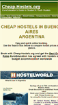 Mobile Screenshot of buenos-aires-hostels.cheap-hostels.org
